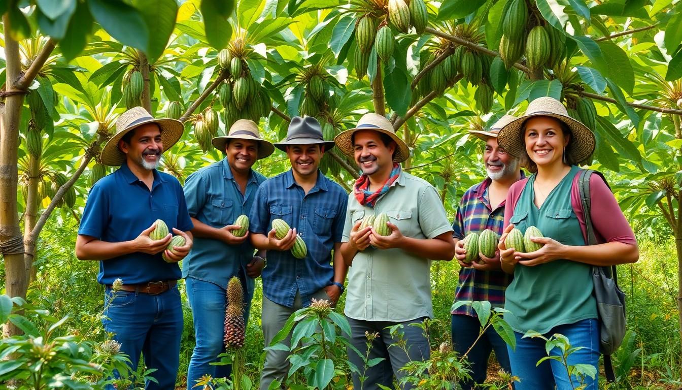 sustainable chocolate farming